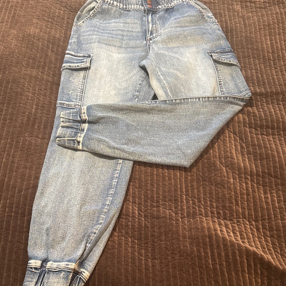 Madden Girl Blue Straight Leg Jeans